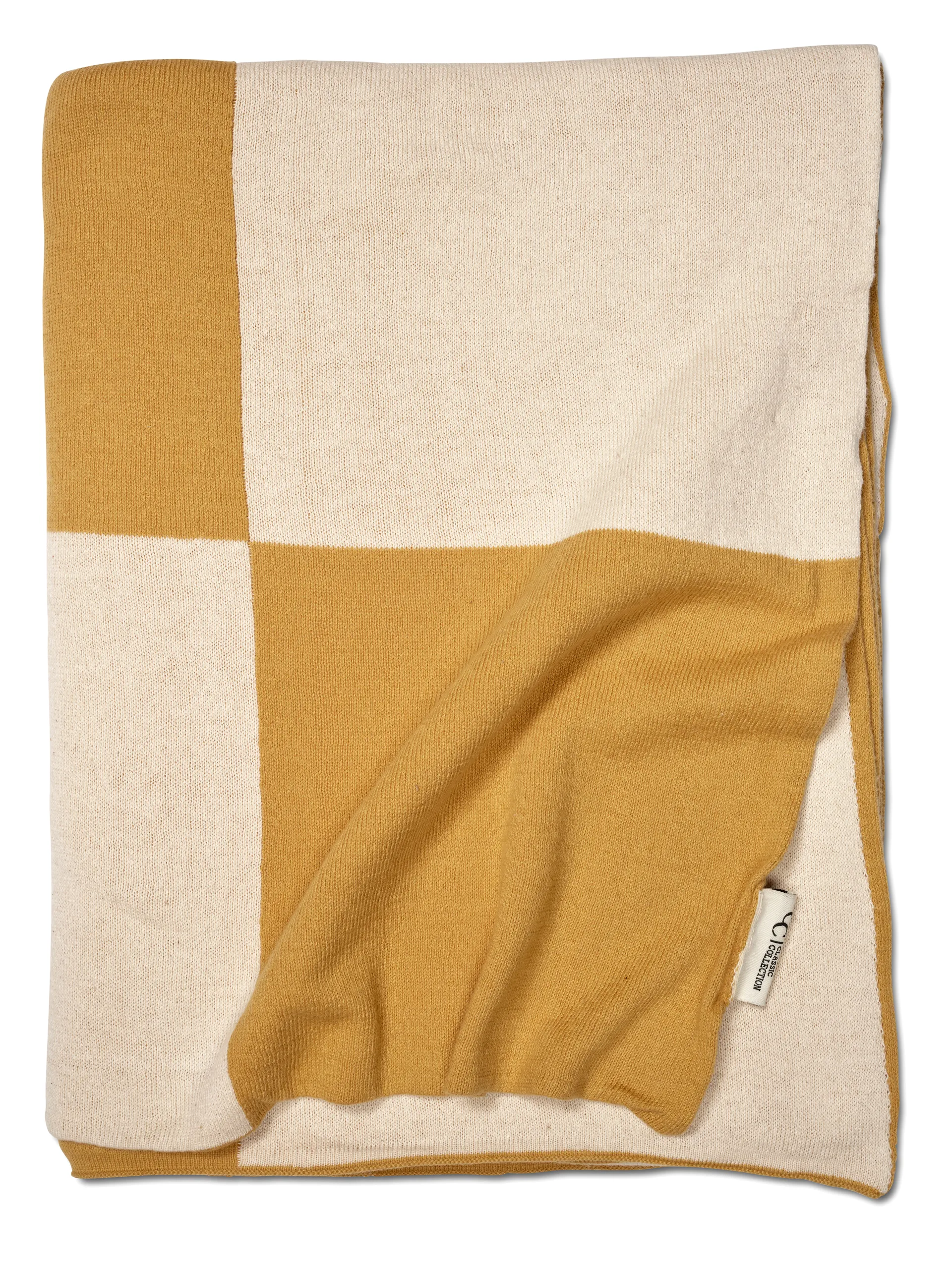 スクエア スロー 130x170 cm, Yellow Classic Collection | クラシックコレクション