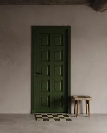 スクエア ドアマット 60x90 cm - Black-natural - Classic Collection | クラシックコレクション