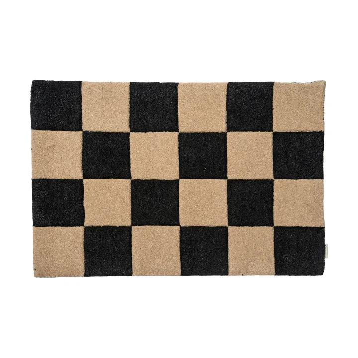 スクエア ドアマッ - Black-natural, 60x90 cm - Classic Collection | クラシックコレクション