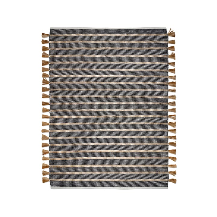 Candin ラグ - Black/jute, 170x230 cm - Classic Collection | クラシックコレクション
