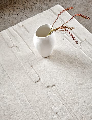 Carved ウールラグ 250x350 cm - Ivory - Classic Collection | クラシックコレクション