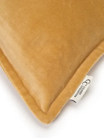 Classic Velvet クッションカバー 50x50 cm - Yellow - Classic Collection | クラシックコレクション