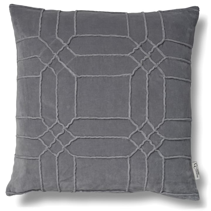 Delhi ピローケース 50x50 cm - Slate grey - Classic Collection | クラシックコレクション