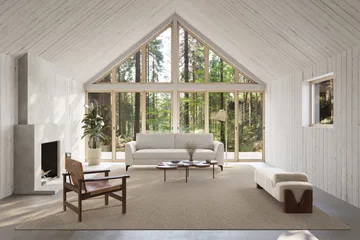 Fjellmyr ラグ - Natural beige, 200x200 cm - Classic Collection | クラシックコレクション