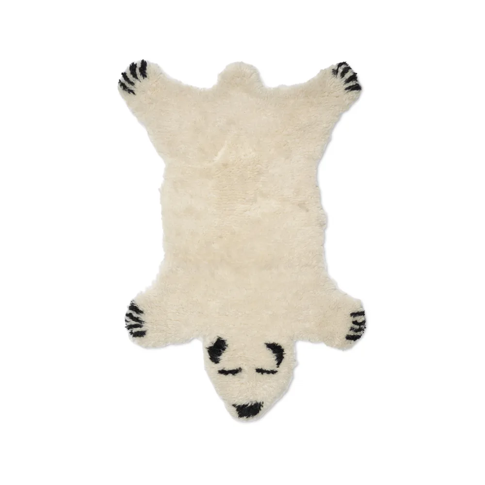 Fluffy Bear ラグ, White, 60x90 cm Classic Collection | クラシックコレクション