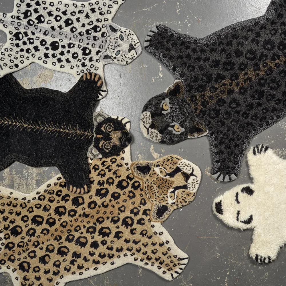 Fluffy Bear ラグ, White, 60x90 cm Classic Collection | クラシックコレクション