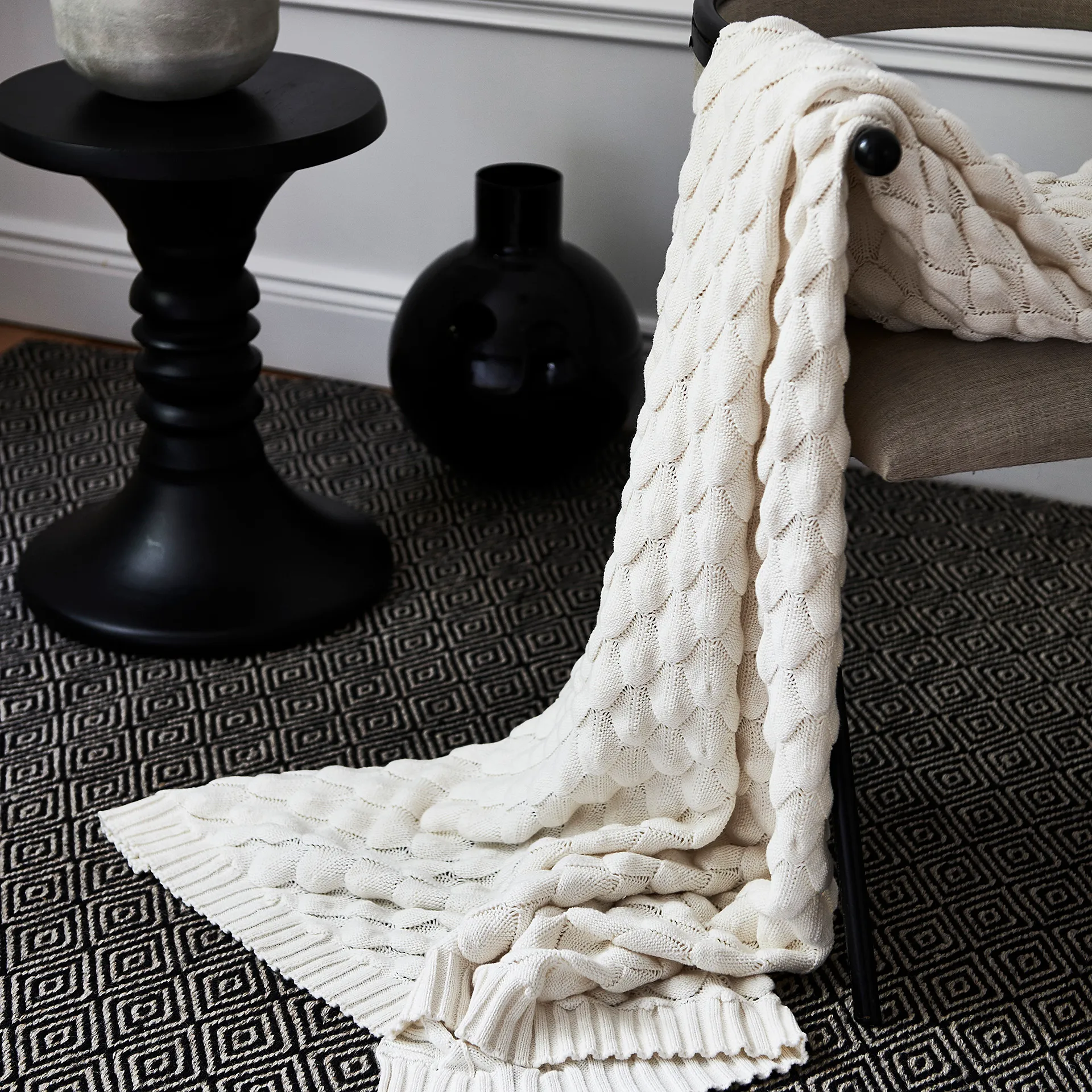 Gems スロー 130x170 cm, white Classic Collection | クラシックコレクション