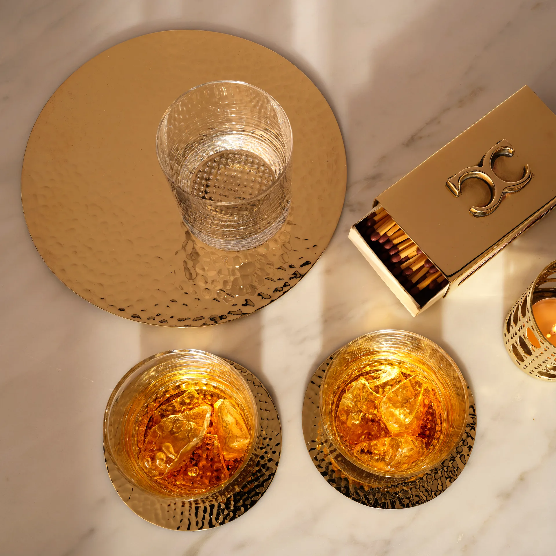 鍋敷き Hammered Ø20 cm, brass Classic Collection | クラシックコレクション