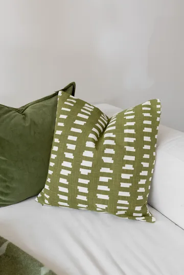 Ikat Block クッションカバー 50x50 cm - Green - Classic Collection | クラシックコレクション
