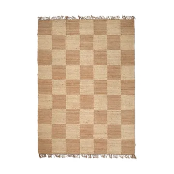 Jute Squares ラグ - Natural, 170x230 cm - Classic Collection | クラシックコレクション