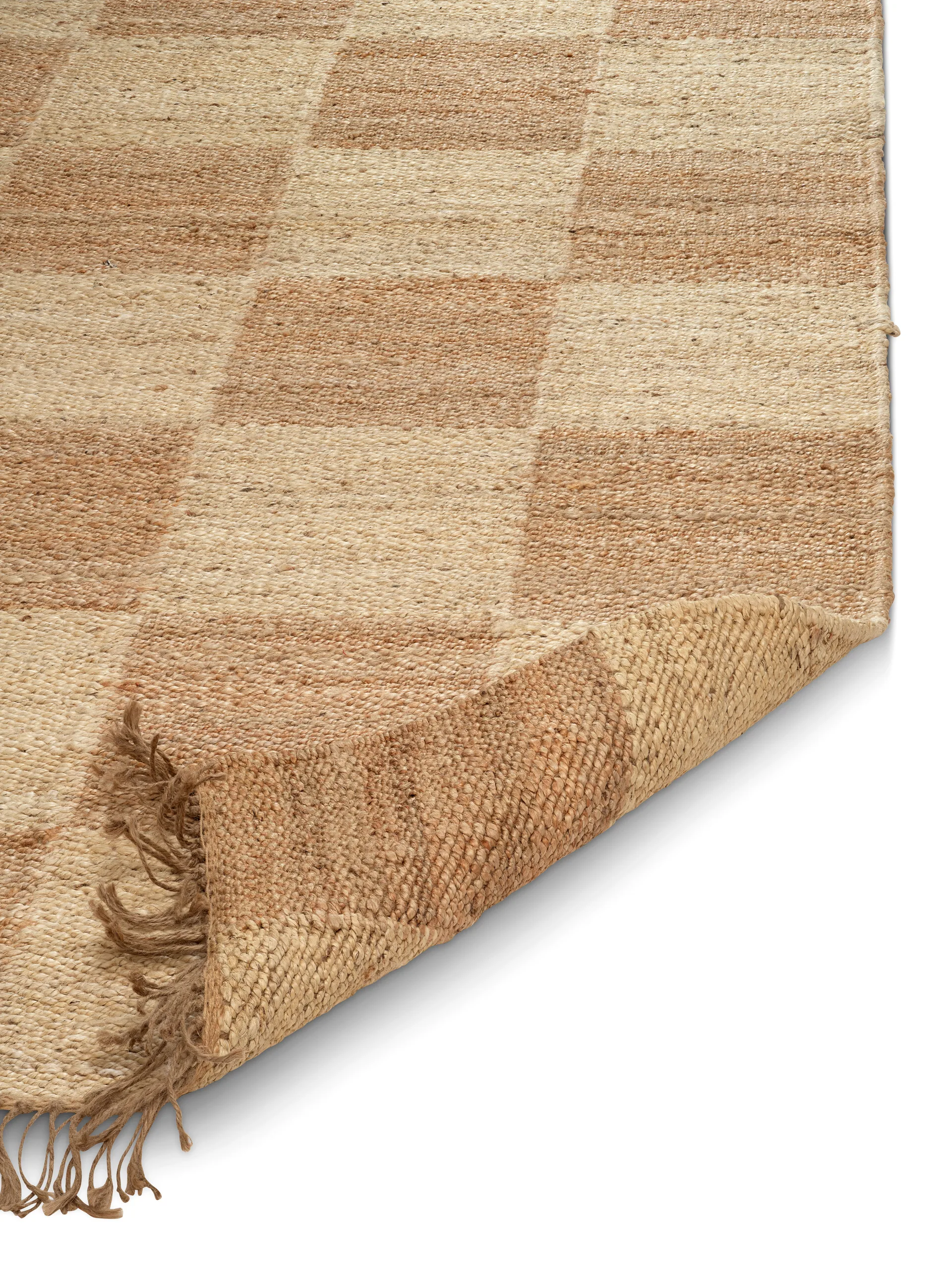 Jute Squares ラグ, Natural, 170x230 cm Classic Collection | クラシックコレクション