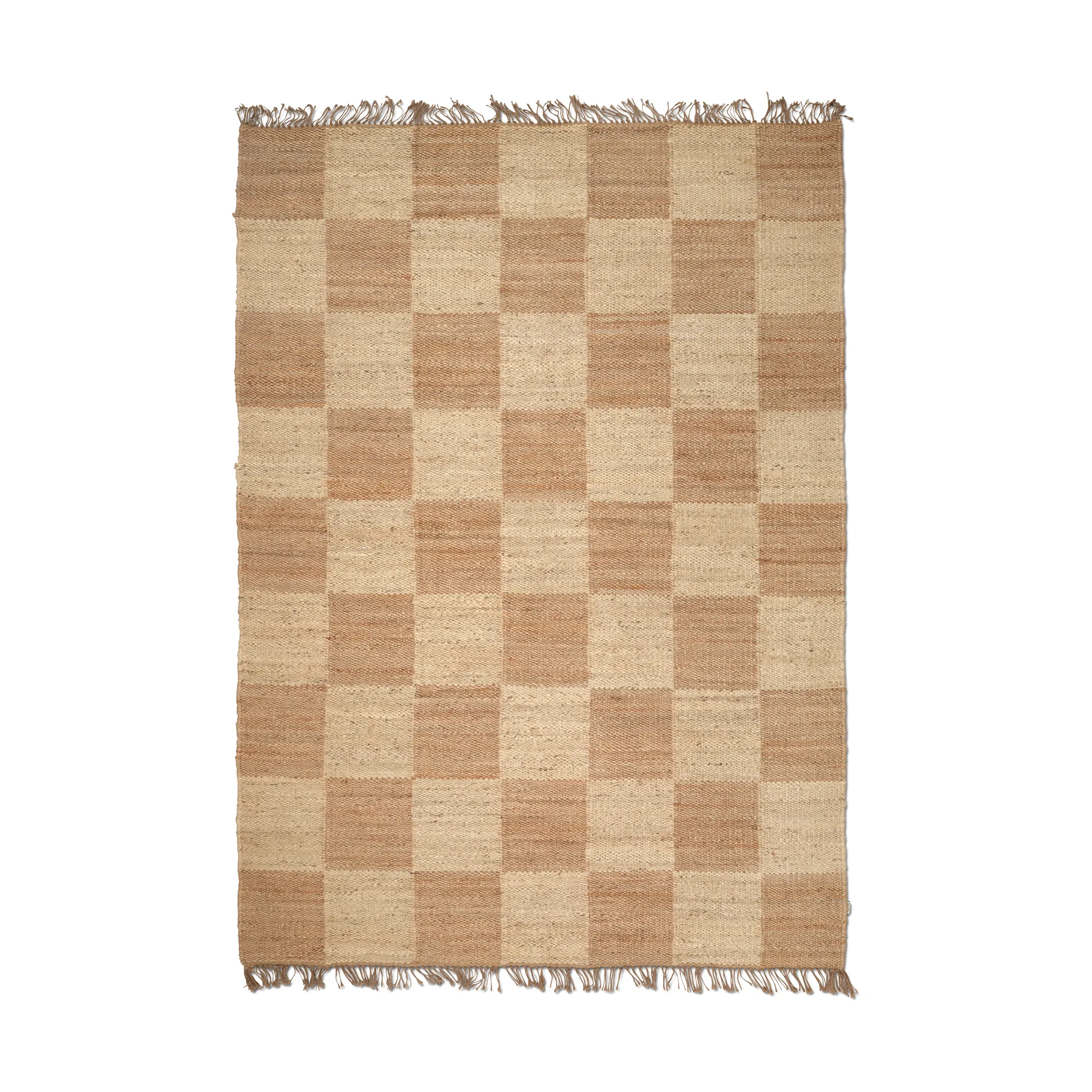 Jute Squares ラグ, Natural, 250x350 cm Classic Collection | クラシックコレクション