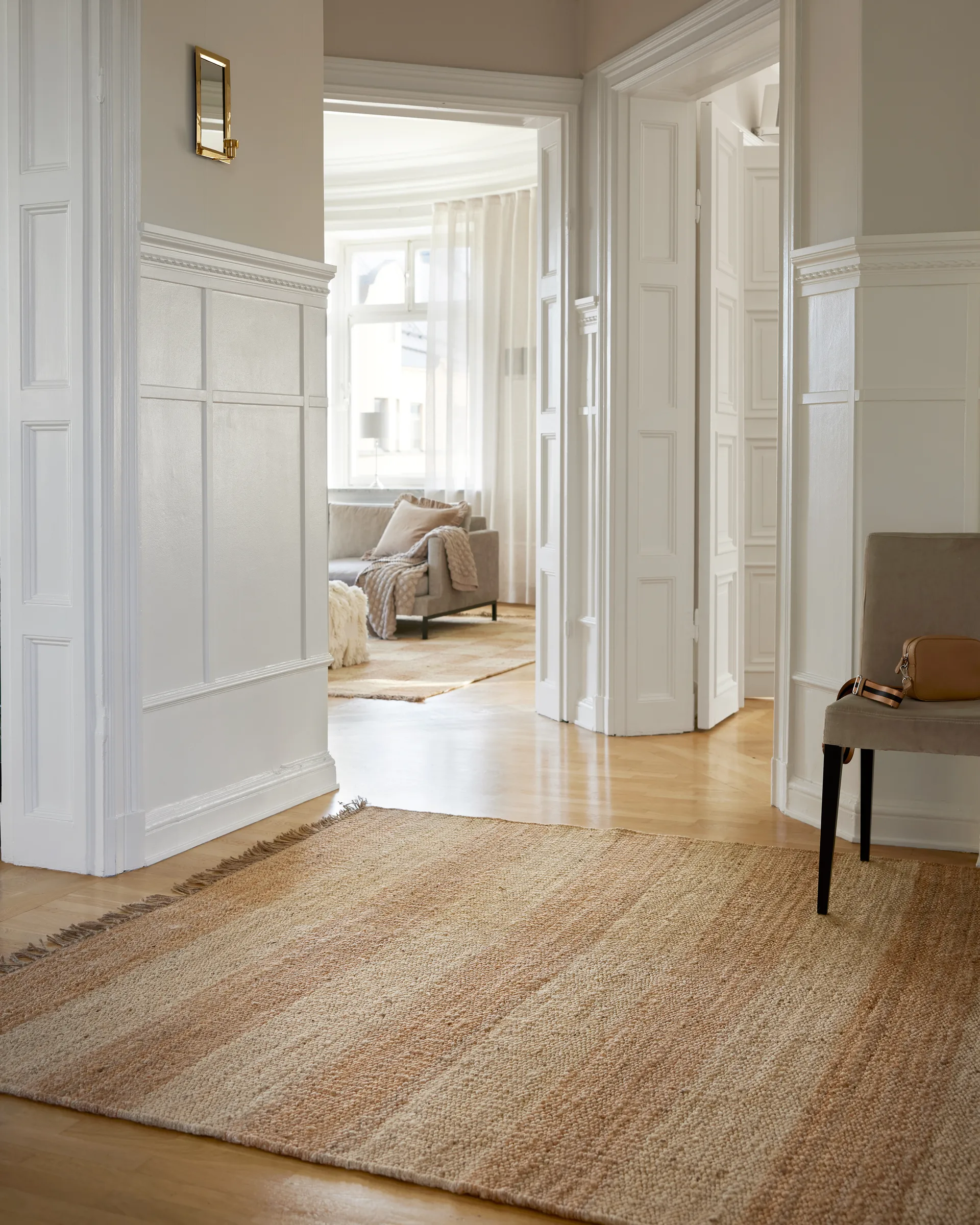 Jute Stripes ラグ, Natural jute, 200x300 cm Classic Collection | クラシックコレクション