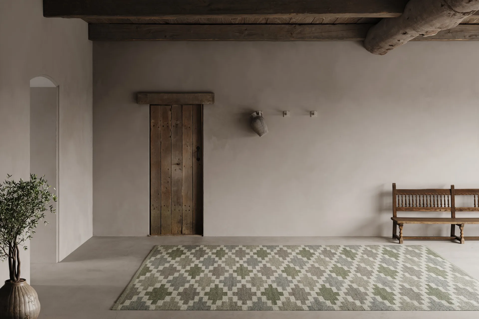 Korsnäs ラグ, Blue-green, 170x230 cm Classic Collection | クラシックコレクション