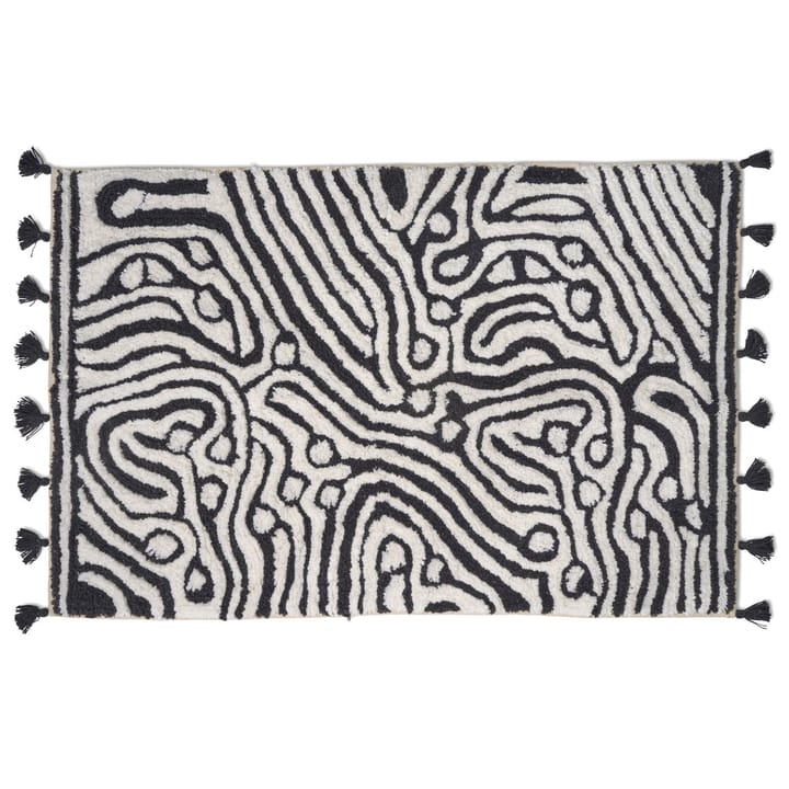 Maze バスマット 60x90 cm - Black-white - Classic Collection | クラシックコレクション