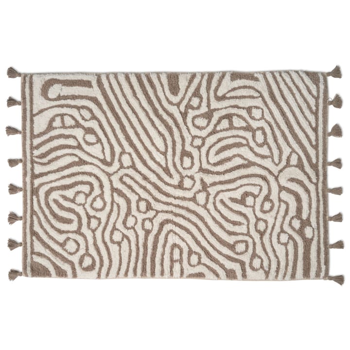Maze バスマット 60x90 cm - Simply taupe-white - Classic Collection | クラシックコレクション