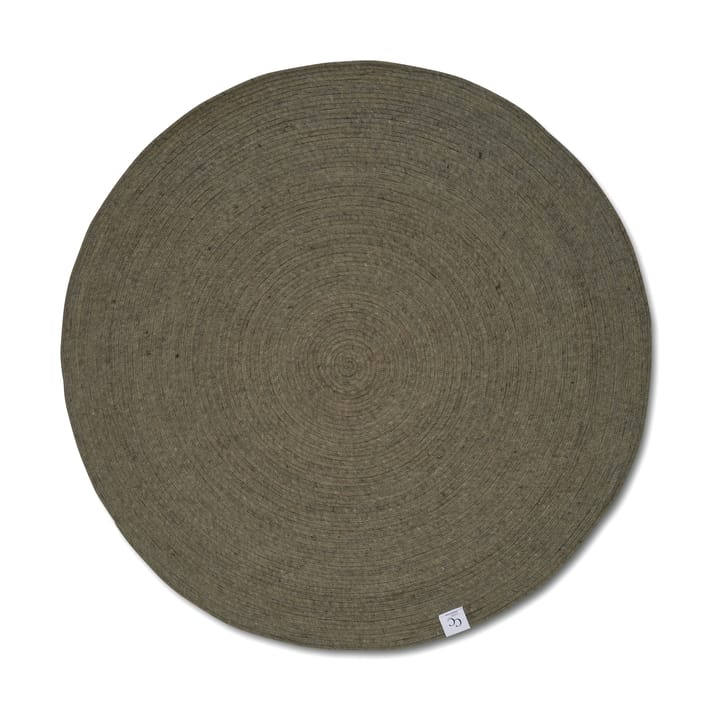 Merino ウールラグ ラウンド Ø240 cm - Dark green - Classic Collection | クラシックコレクション