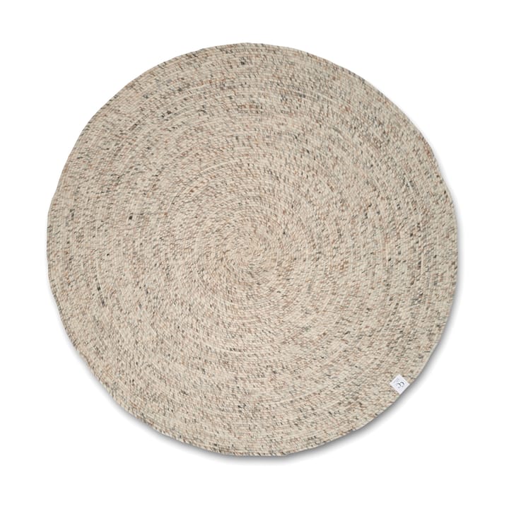 Merino ウールラグ ラウンド Ø240 cm - Natural beige - Classic Collection | クラシックコレクション