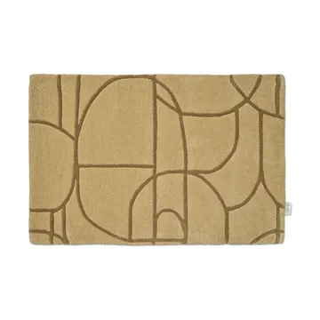 Modern Abstract ドアマット 60x90 cm - Mustard - Classic Collection | クラシックコレクション
