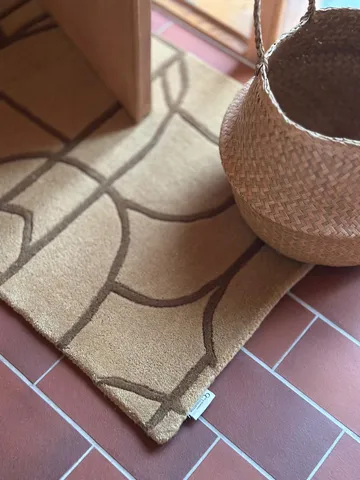 Modern Abstract ドアマット 60x90 cm - Mustard - Classic Collection | クラシックコレクション