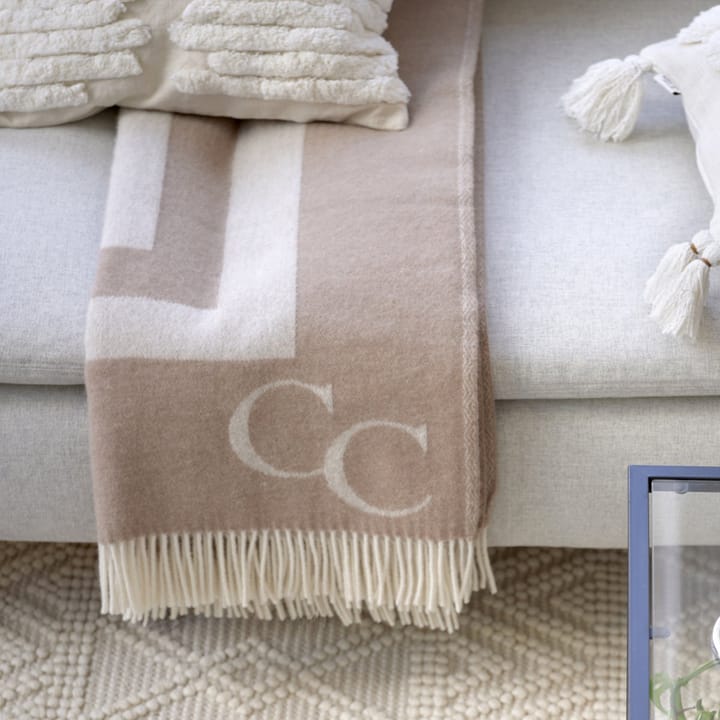 Monogram ウールスロー 130x200 cm, beige Classic Collection | クラシックコ�レクション