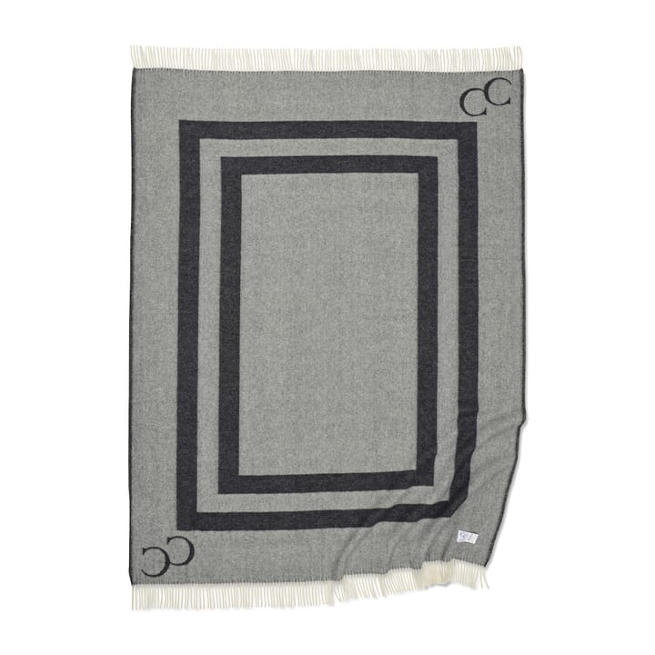 Monogram ウールスロー 130x200 cm, black Classic Collection | クラシックコレクション