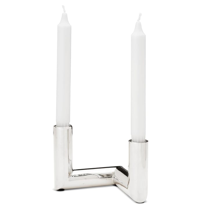 Pipe キ��ャンドルスティック 11 cm, Nickel-plated brass Classic Collection | クラシックコレクション