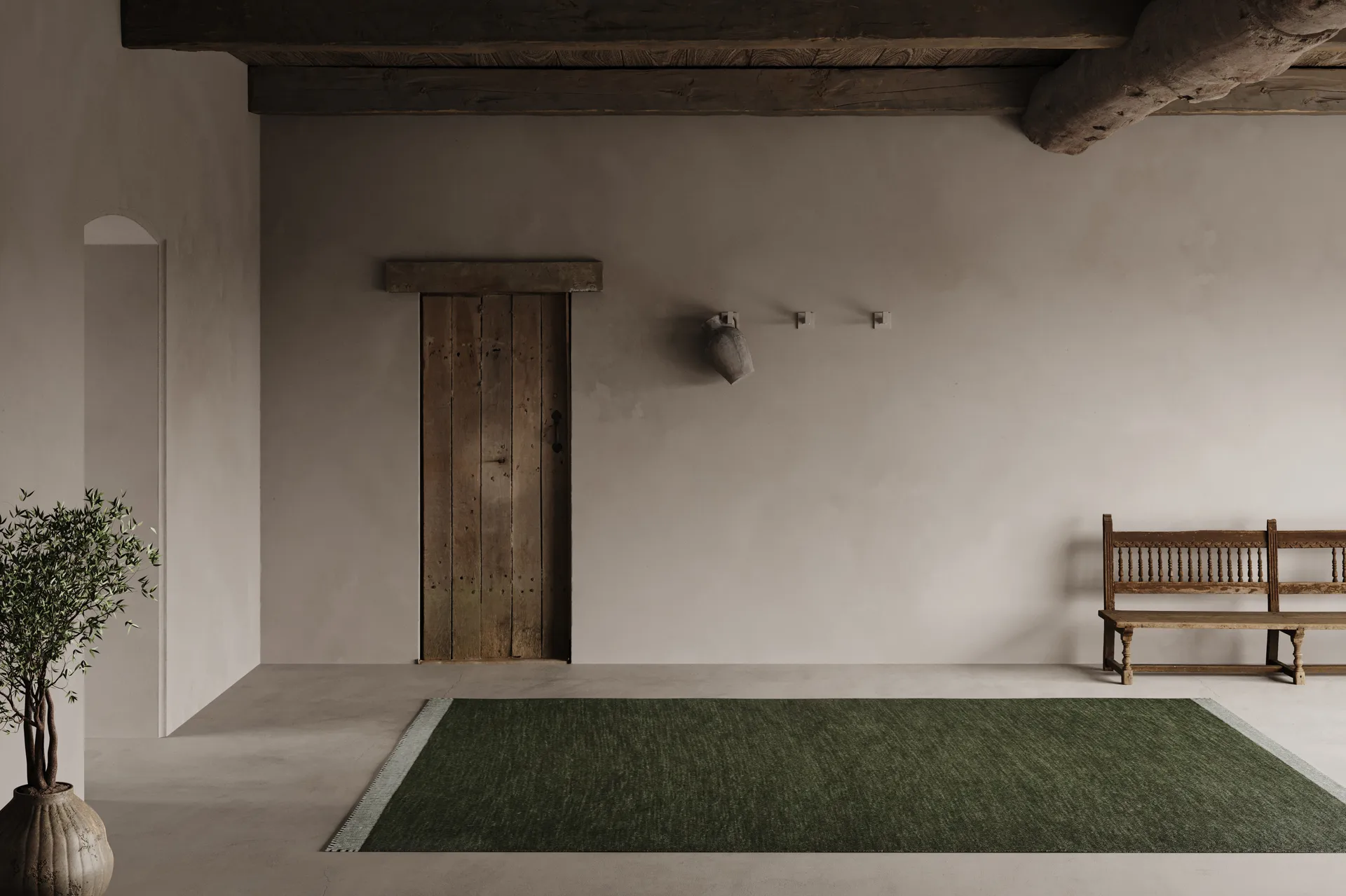 Pure ラグ, Green, 200x300 cm Classic Collection | クラシックコレクション