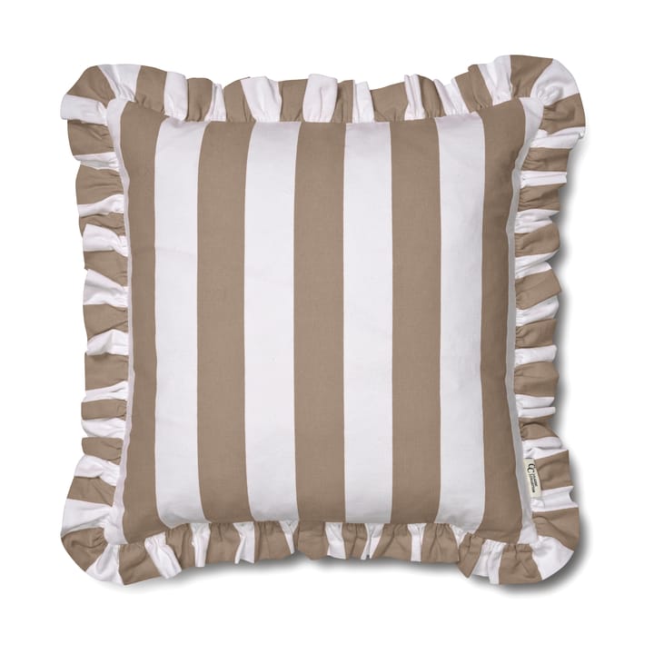 クッションカバー Ruffle Stripes 50x50 cm - Beige - Classic Collection | クラシックコレクション