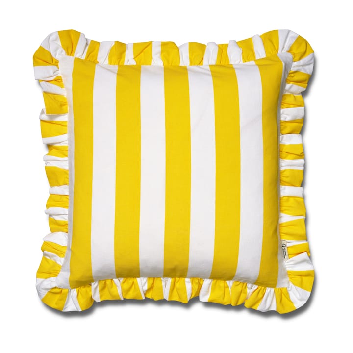 クッションカバー Ruffle Stripes 50x50 cm, Yellow Classic Collection | クラシックコレクション