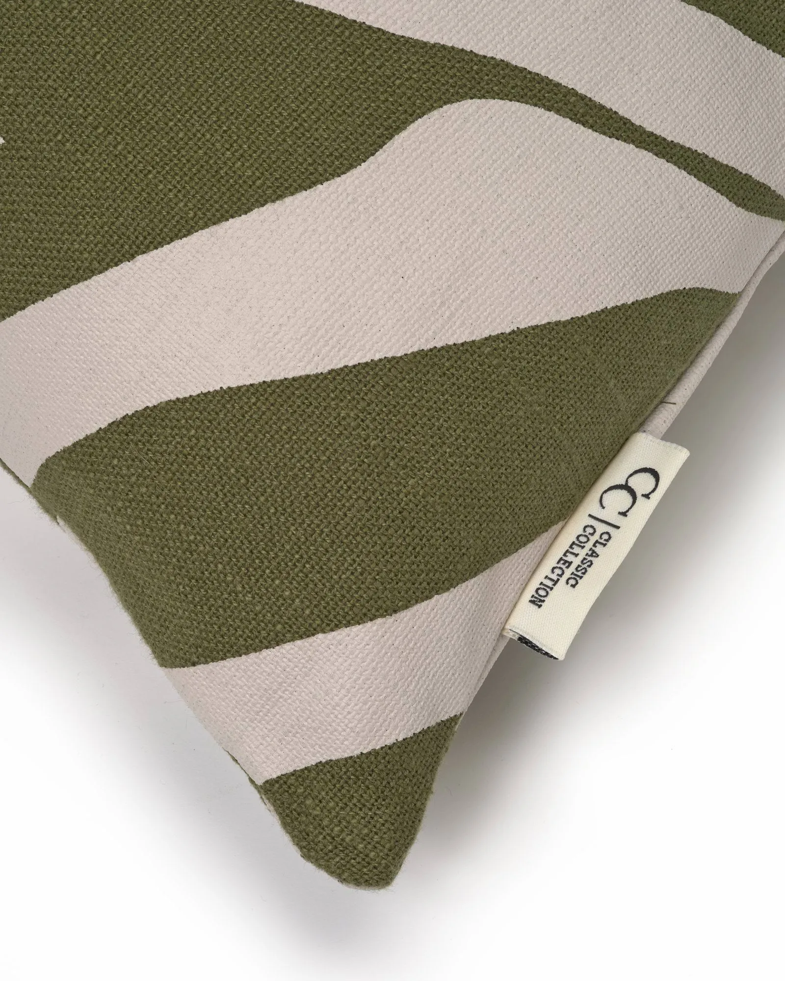 Savannah クッションカバー, Green-off white, 50x50 cm Classic Collection | クラシックコレクション