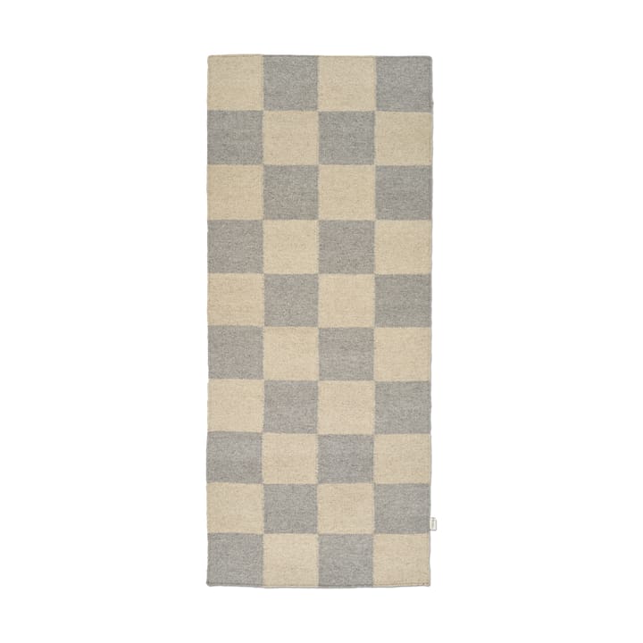 Squares ランナーラグ - Grey-natural, 80x200 cm - Classic Collection | クラシックコレクション