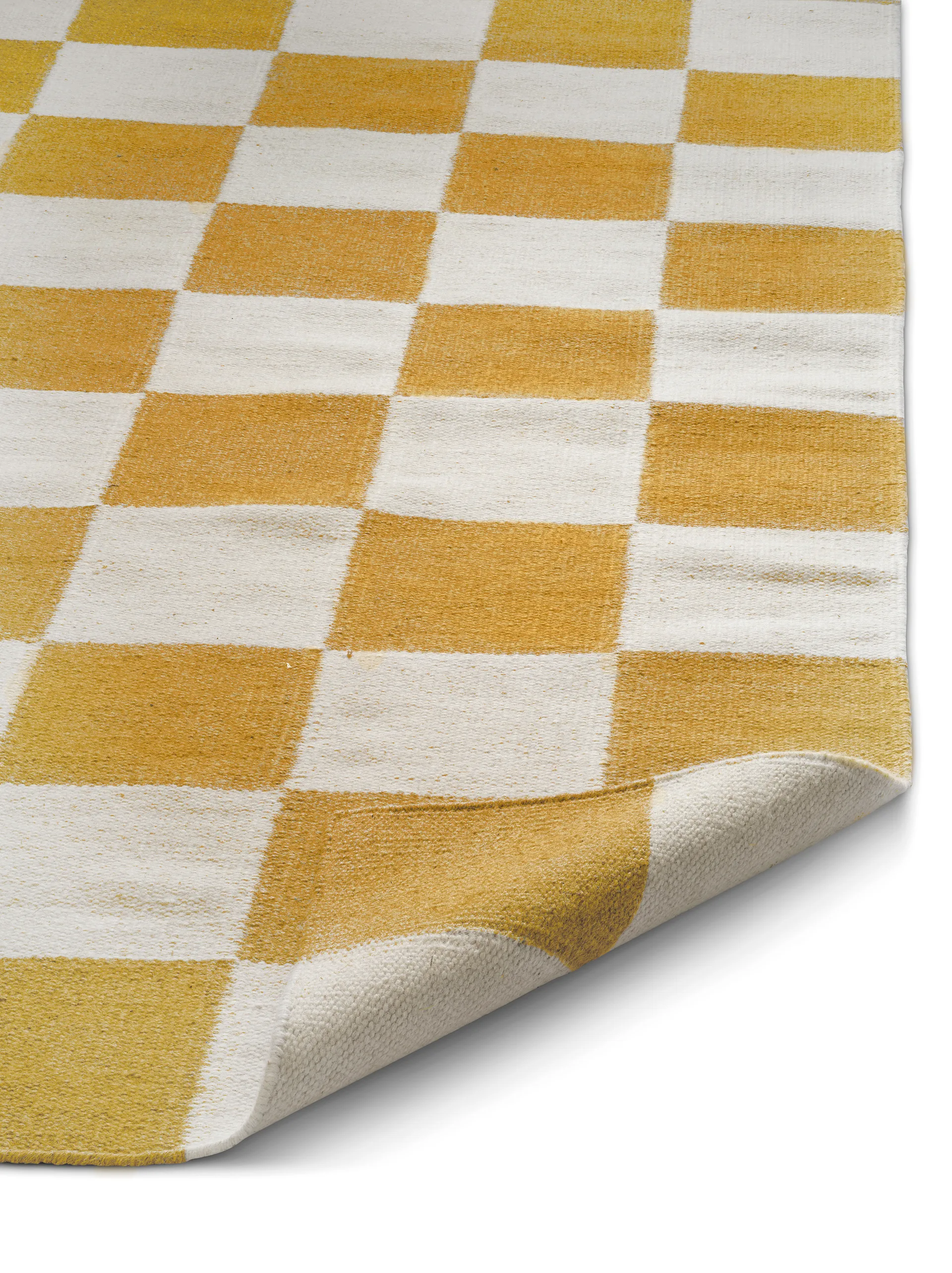 Squares ラグ, White-yellow, 170x230 cm Classic Collection | クラシックコレクション