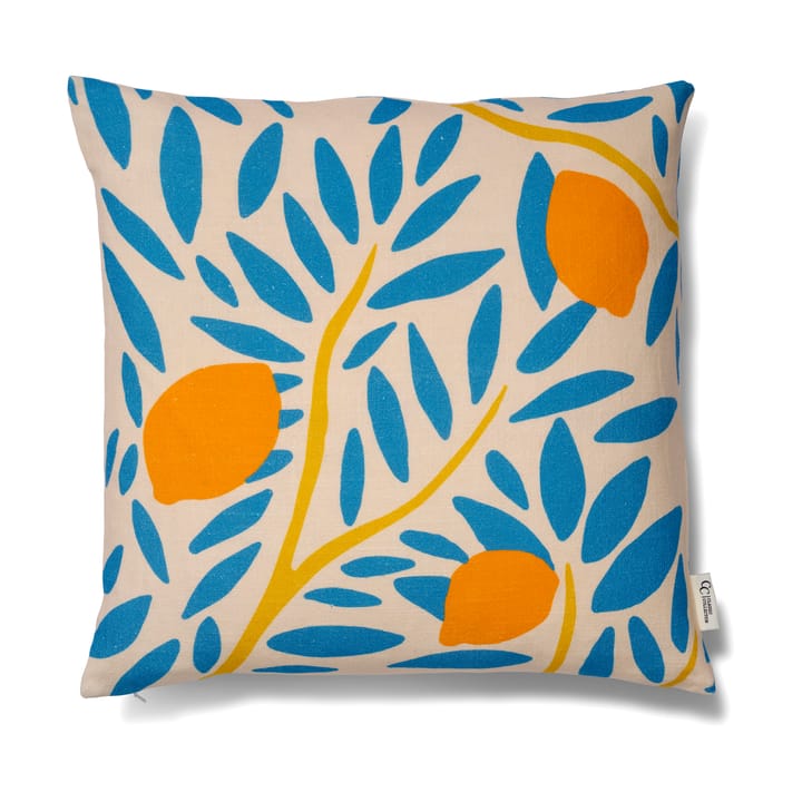 Sunny citrus クッションカバー 50x50 cm - Blue - Classic Collection | クラシックコレクション