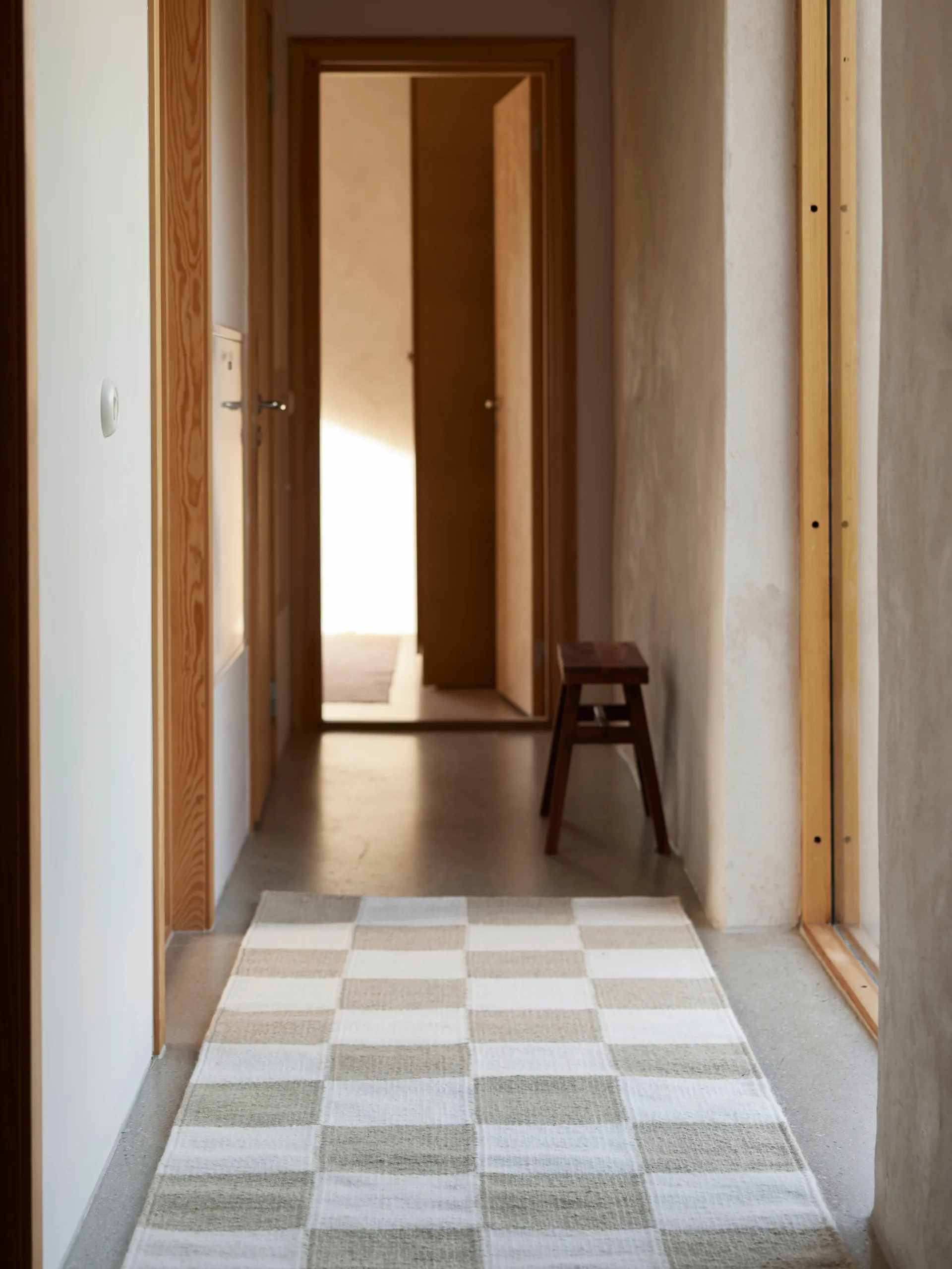 スクエア ランナーラグ, White-natural, 80x200 cm Classic Collection | クラシックコレクション