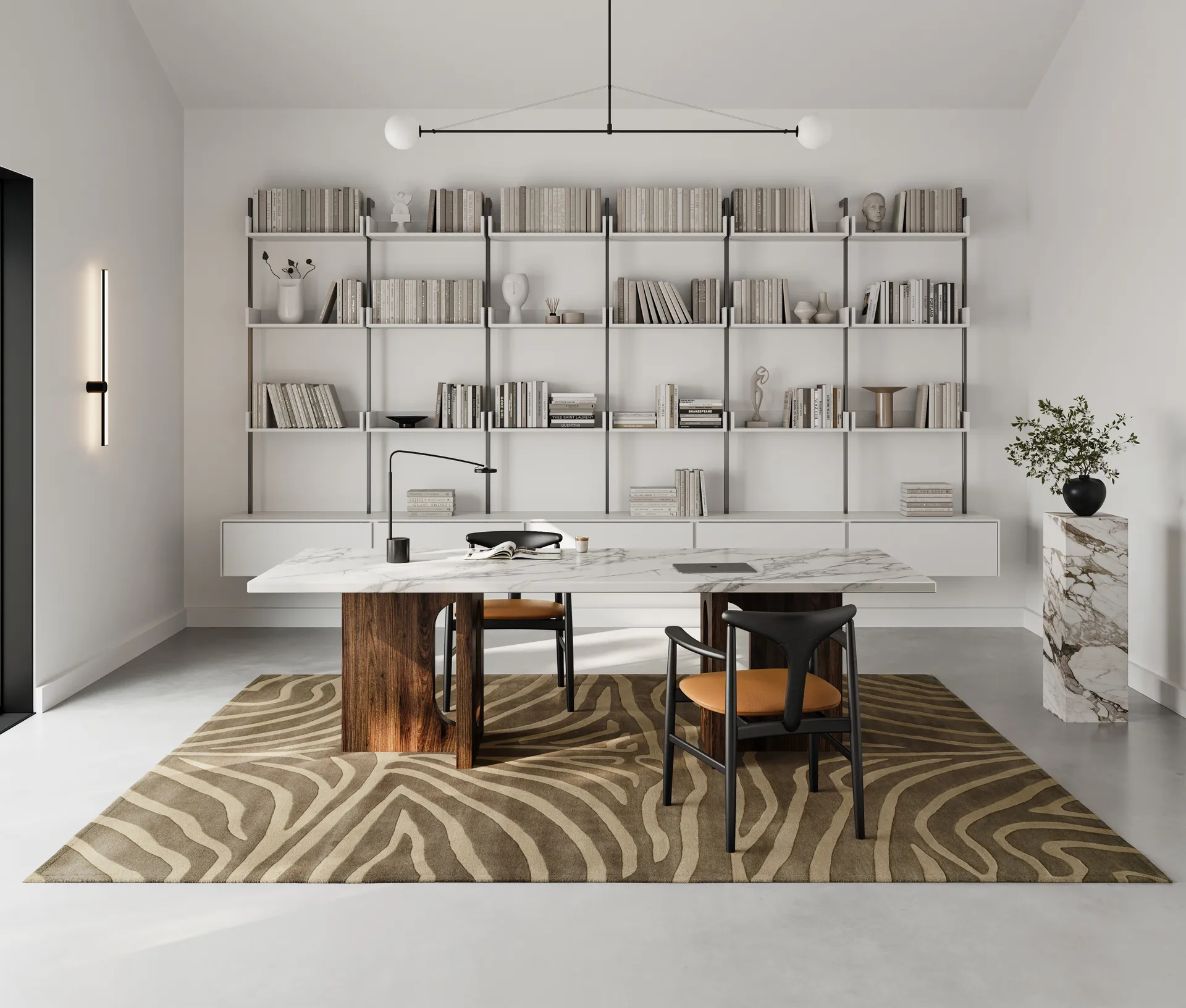 Zebra ラグ 170x230 cm, Brown Classic Collection | クラシックコレクション