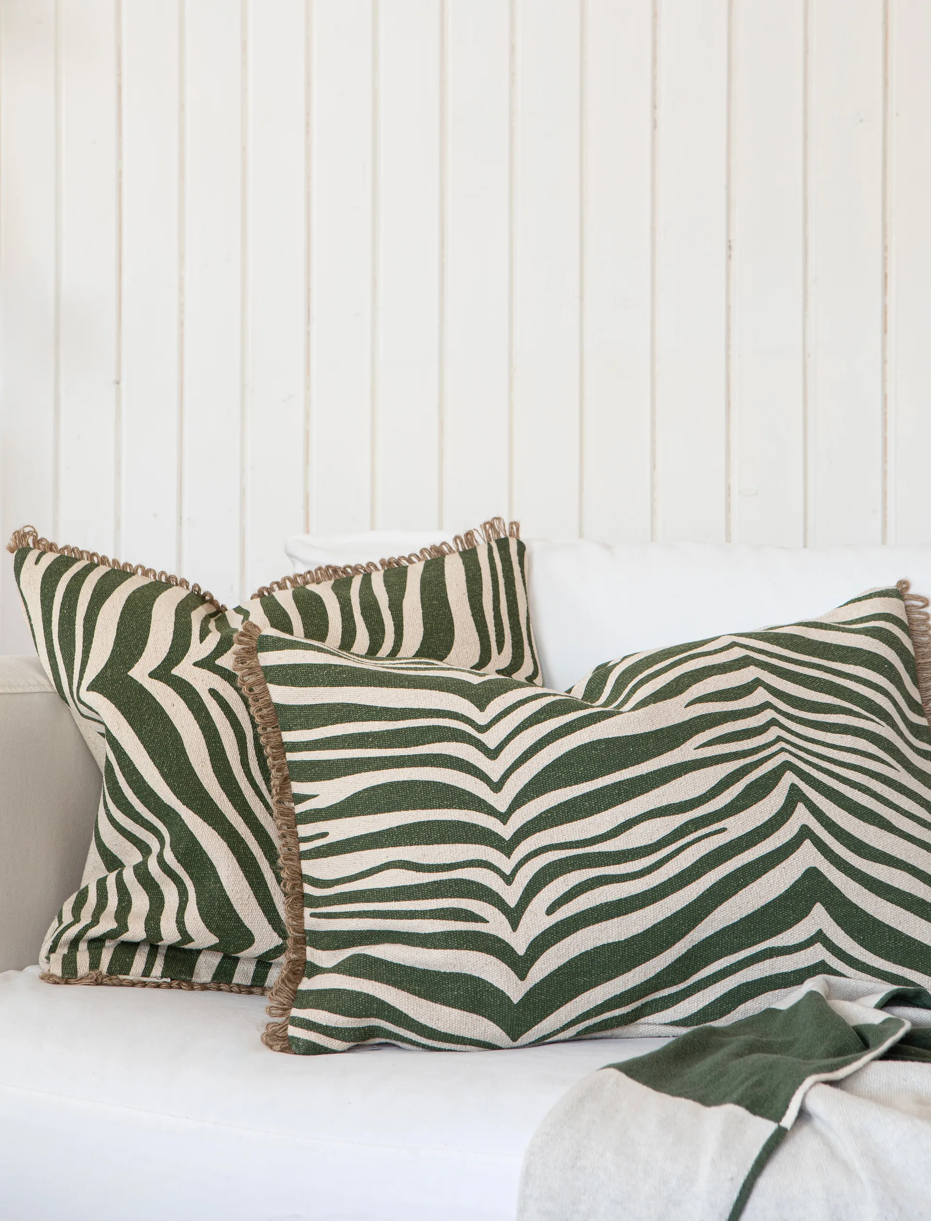 Zebra クッション 40x60 cm, Green Classic Collection | クラシックコレクション