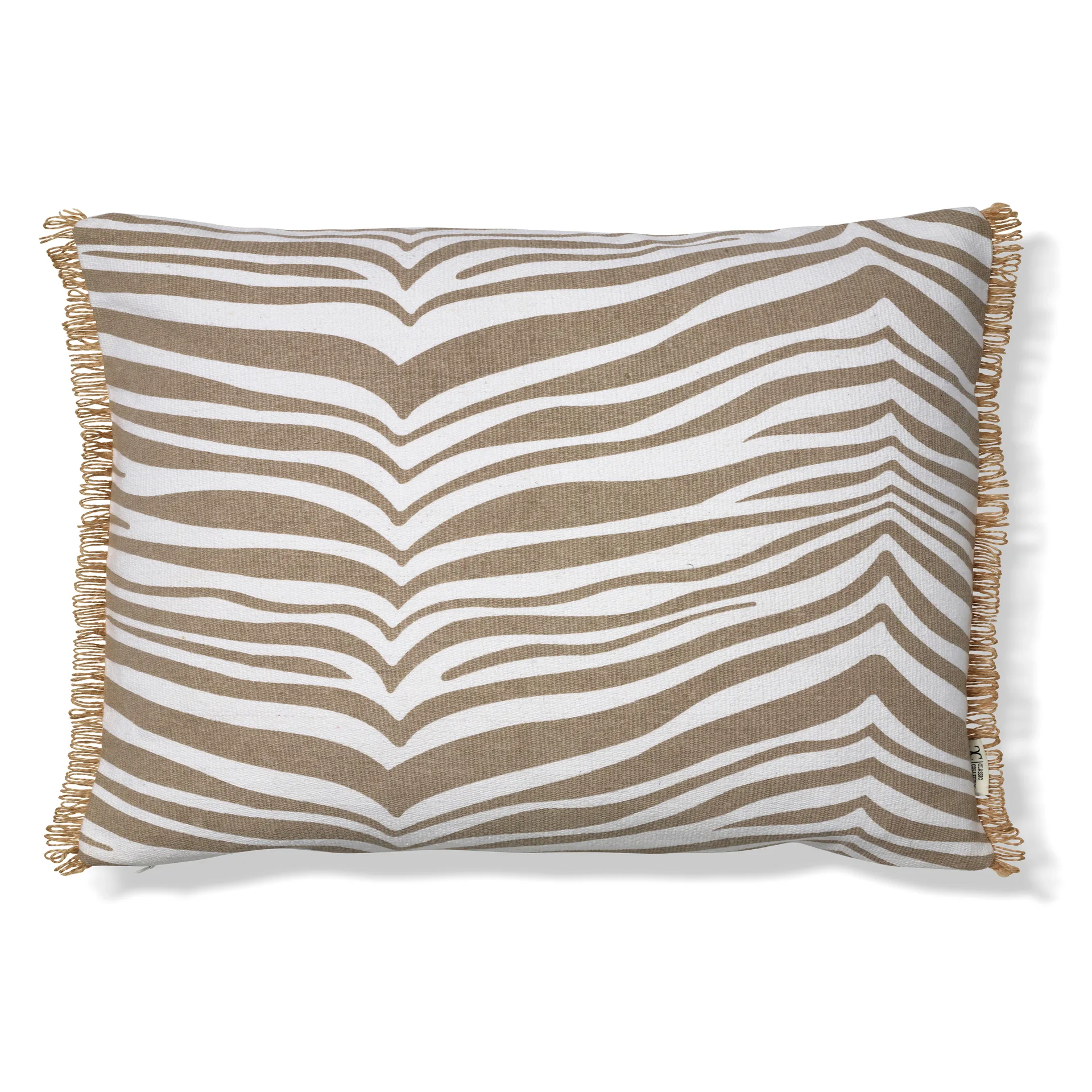 Zebra クッション 40x60 cm, simply taupe (beige) Classic Collection | クラシックコレクション