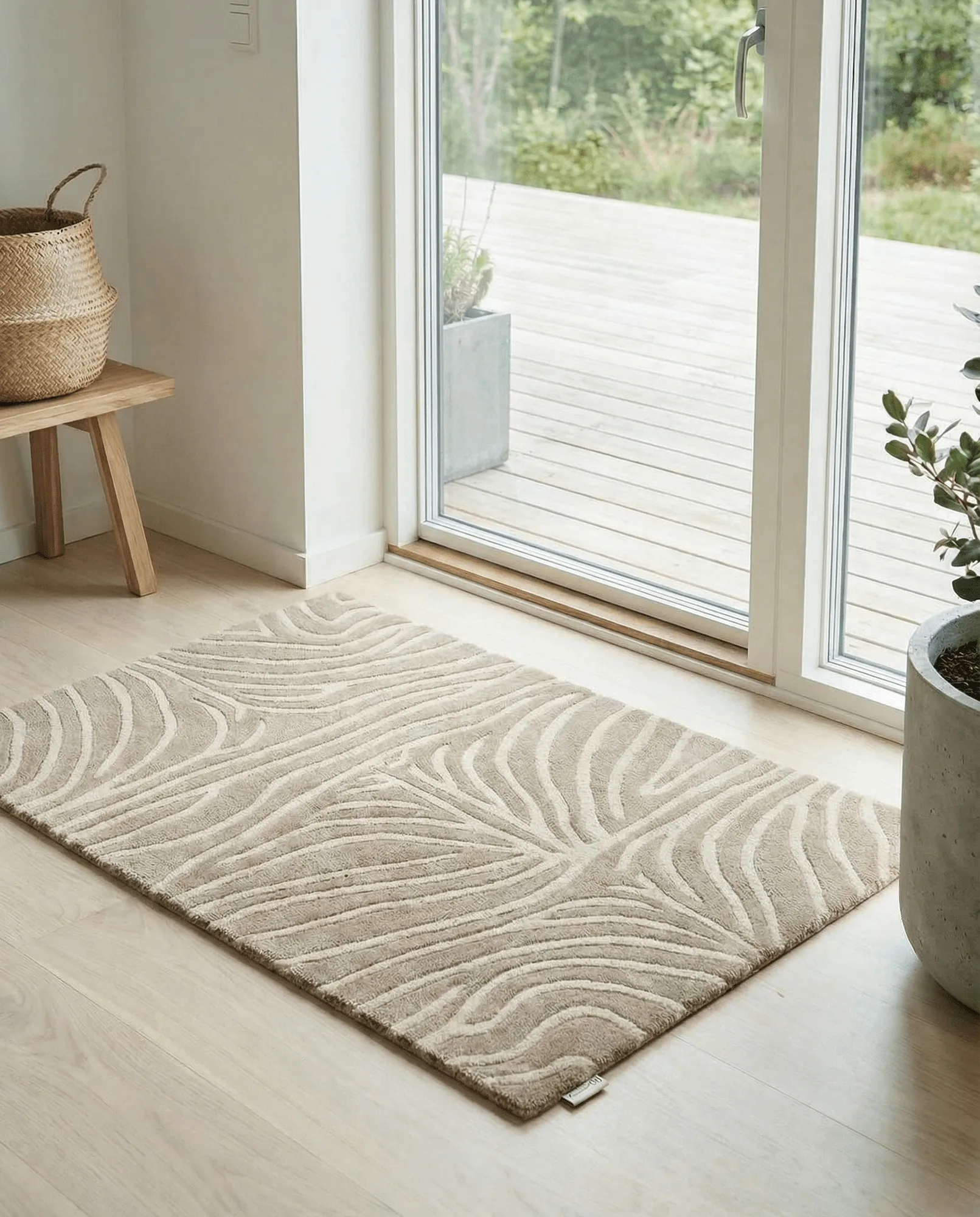 Zebra 玄関マット, Beige, 60x90 cm Classic Collection | クラシックコレクション