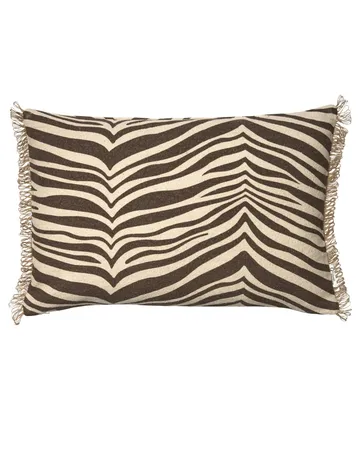 Zebra cushion - Brown-natural, 40x60 cm - Classic Collection | クラシックコレクション