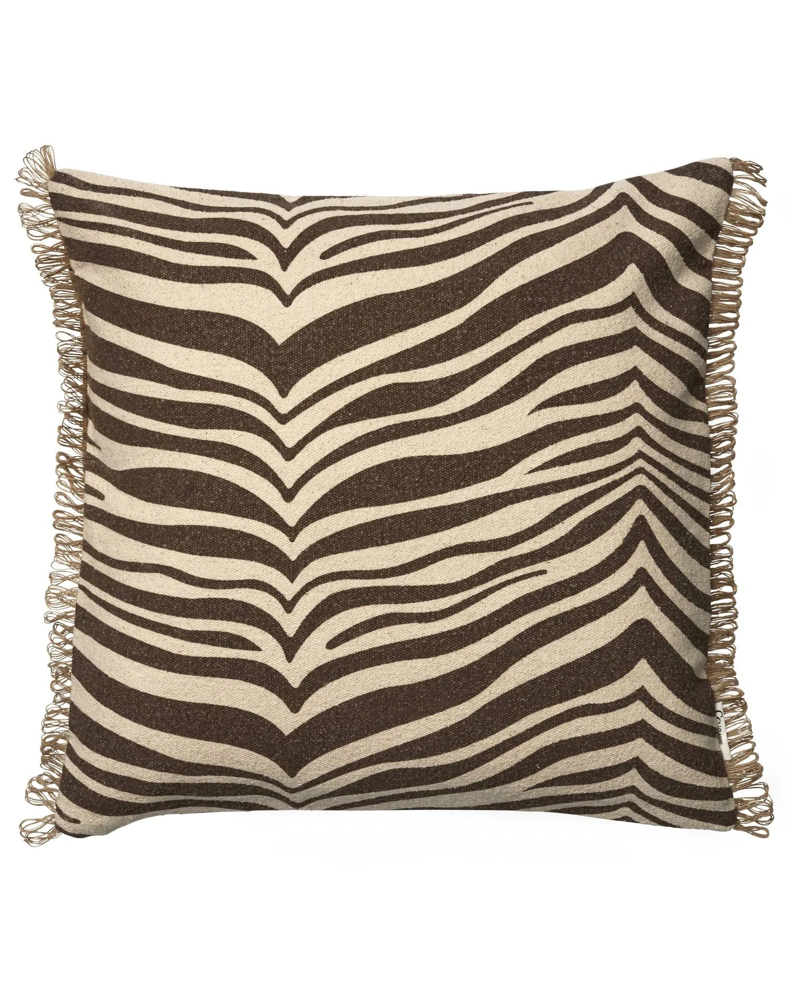 Zebra cushion, Brown-natural, 50x50 cm Classic Collection | クラシックコレクション