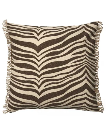 Zebra cushion - Brown-natural, 50x50 cm - Classic Collection | クラシックコレクション