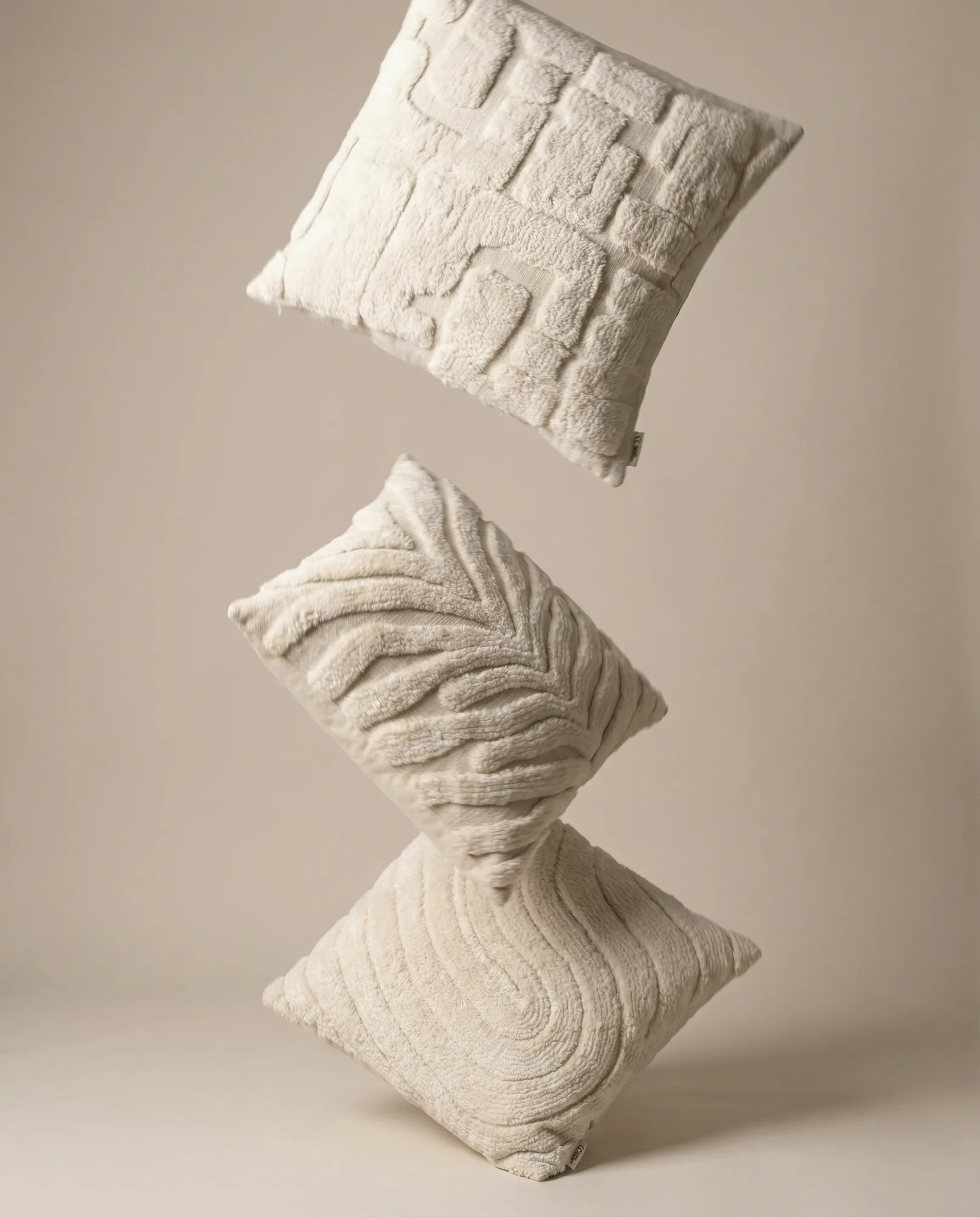 Zebra Tuft クッションカバー, Off white, 50x50 cm Classic Collection | クラシックコレクション
