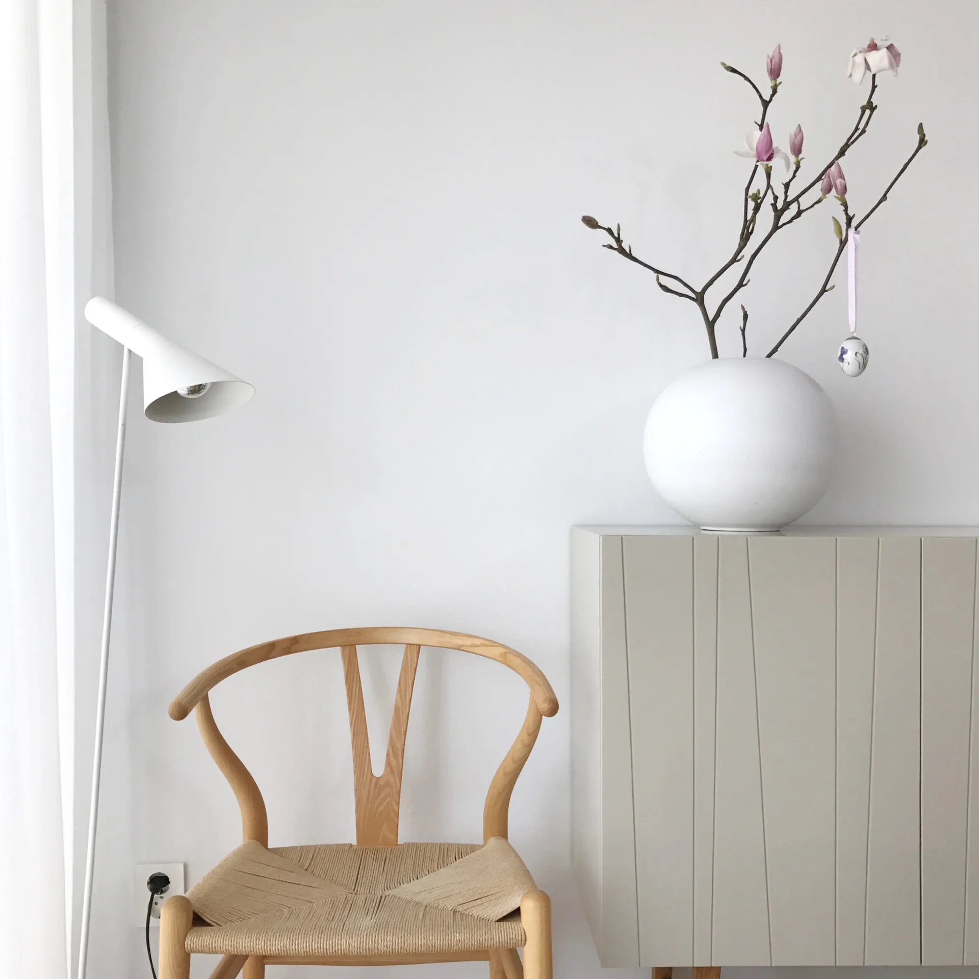 ボールベース ホワイト, 30 cm Cooee Design | クーイーデザイン