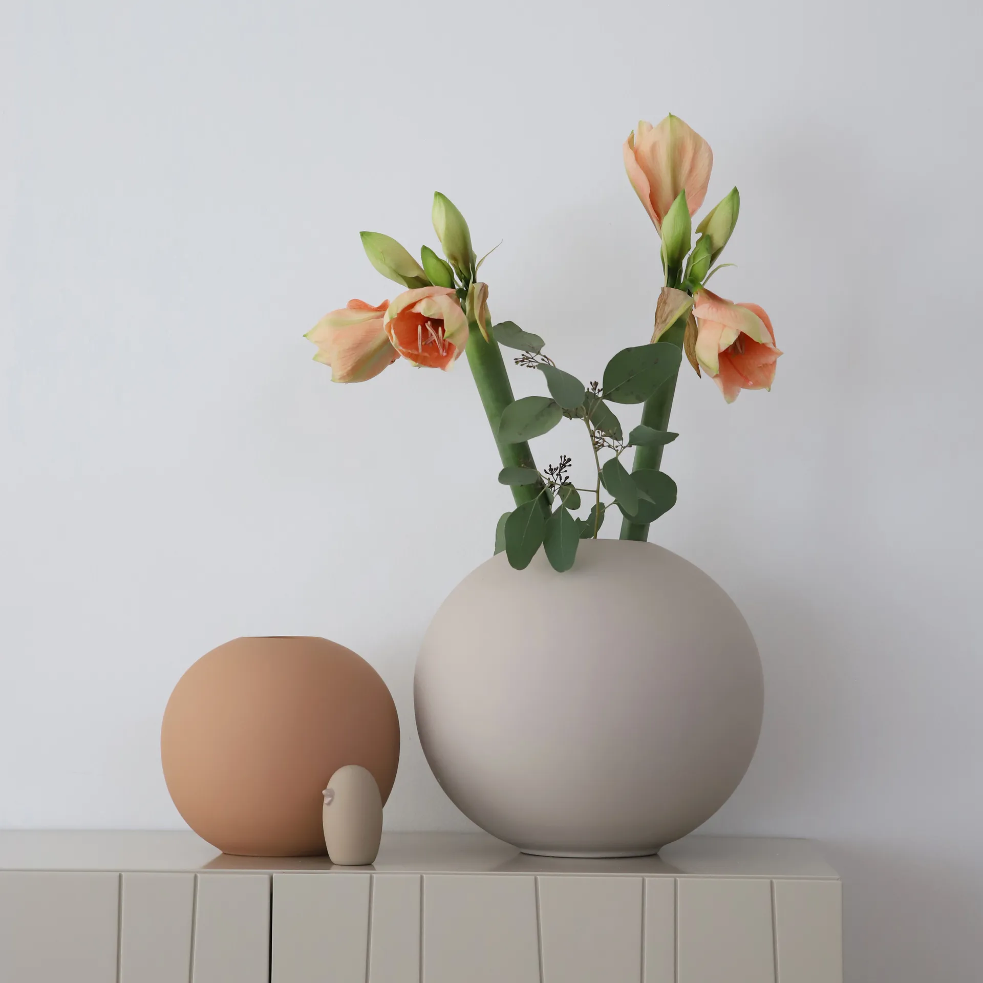 セラミック バード 8 cm, sand Cooee Design | クーイーデザイン