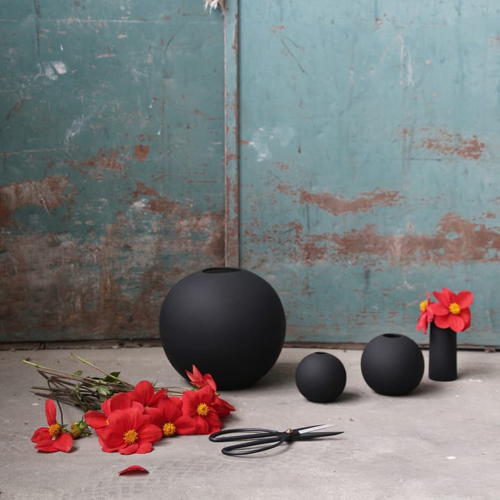 Ball 花瓶 ブラック, 10 cm Cooee Design | クーイーデザイン