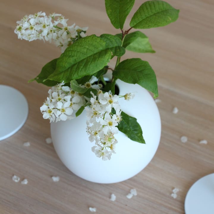 Ball 花瓶 ホワイト - 8 cm - Cooee Design | クーイーデザイン