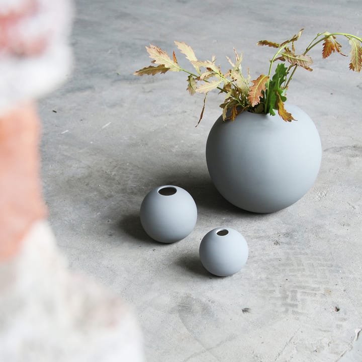 Ball 花瓶 グレー - 8 cm - Cooee Design | クーイーデザイン