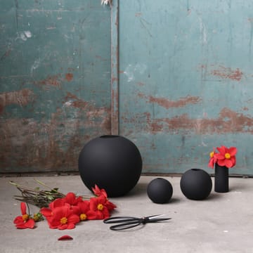 Ball 花瓶 ブラック - 8 cm - Cooee Design | クーイーデザイン