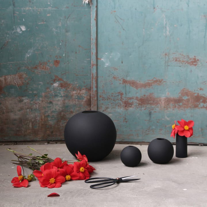 Ball 花瓶 ブラック, 8 cm Cooee Design | クーイーデザイン